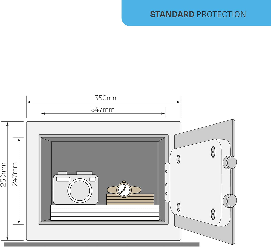 Yale Elektronischer Gästetresor - Medium - YSG/200/DB2 - Schwarz - Standardsicherheit Medium New Ver
