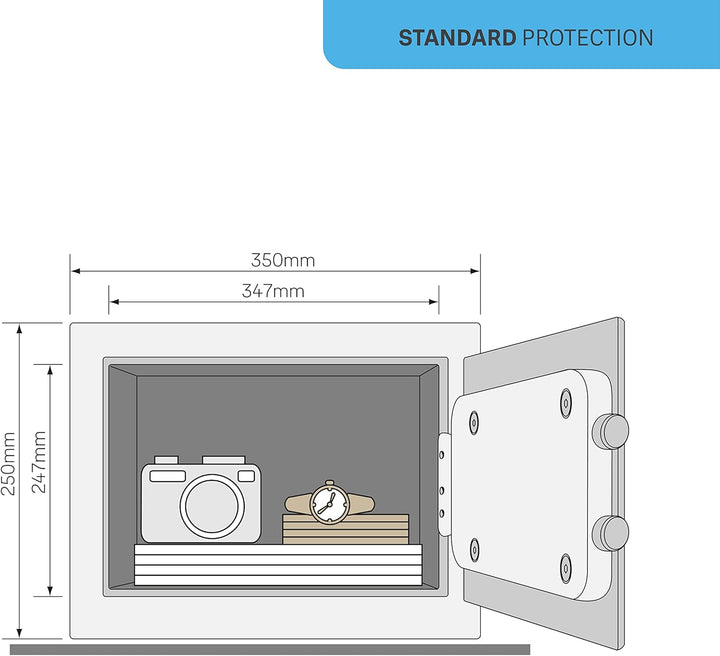 Yale Elektronischer Gästetresor - Medium - YSG/200/DB2 - Schwarz - Standardsicherheit Medium New Ver