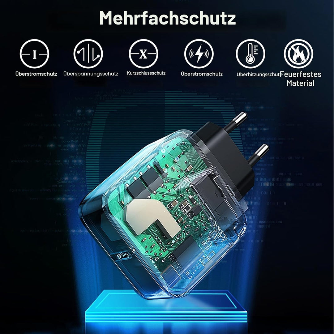45W Ladegerät USB C schnellladekabel für Samsung Galaxy S25 S24 S23 S22 S21 Ultra A56 A55 A54 A53 A1