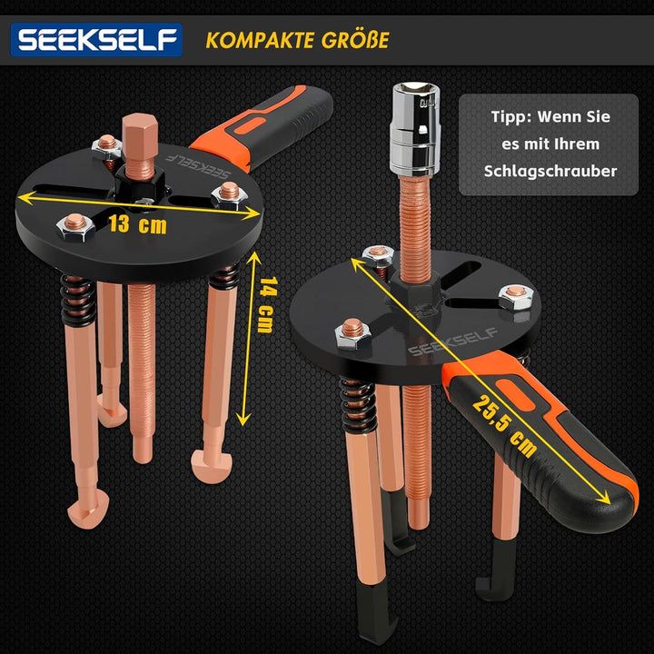 55-IN-1 Lagerabzieher-Kit, Sacklochlager-Abzieher-Set, inneres äusseres Lagertrennwerkzeug, internes