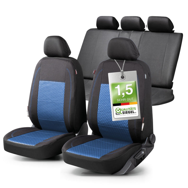 Walser Premium Autositzbezüge Avignon mit Reissverschluss Qualitätssieger Sehr Gut* Sitzbezüge Auto,