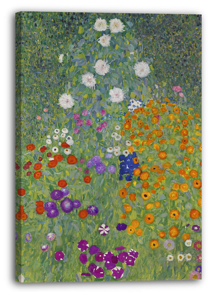 Printed Paintings Leinwand (60x80cm): Gustav Klimt - Bauerngarten (1907) 60x80 cm, 60x80 cm