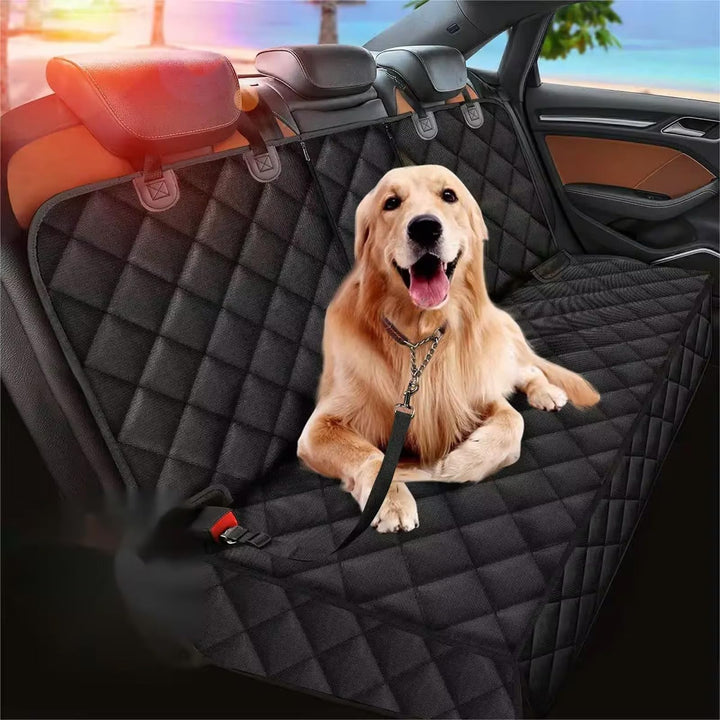 Yixinly Hundedecke Auto Rückbank 4-in-1, Haltbare Autoschondecke Hund Rücksitz 100% Wasserdicht Krat