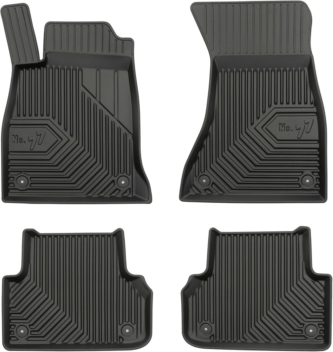 SMK Gummimatten Auto fussmatten Satz für Audi A4 B9 2015-2023 Erleben Sie einen neuen Standard des R