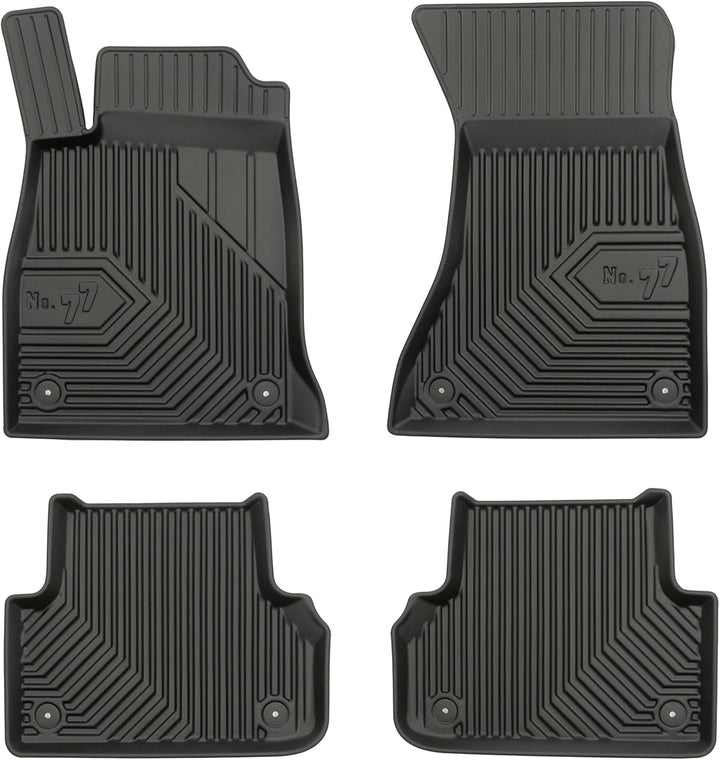 SMK Gummimatten Auto fussmatten Satz für Audi A4 B9 2015-2023 Erleben Sie einen neuen Standard des R