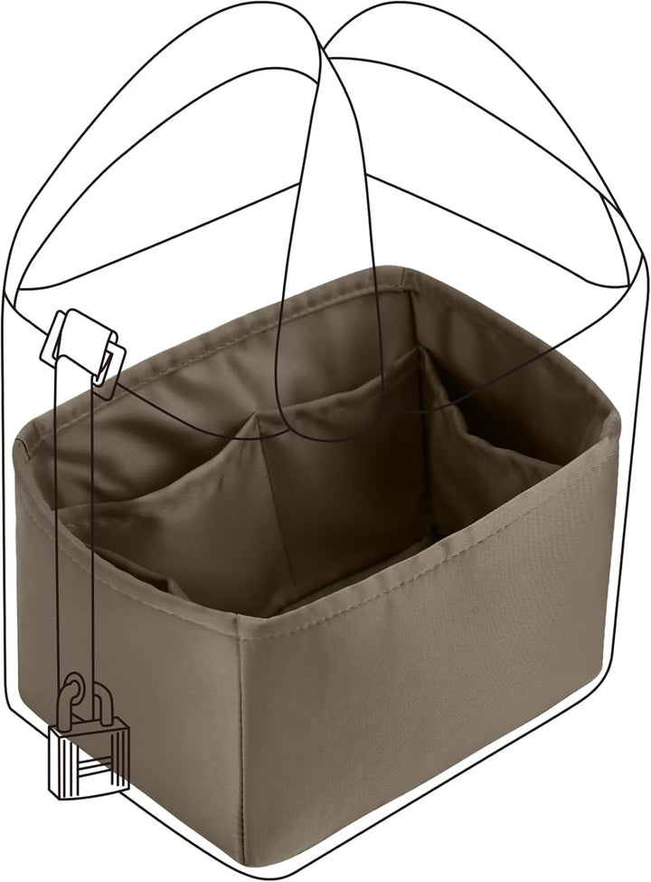 DGAZ Seide Taschenorganizer für Picotin 18/22, Bag in Bag Tasche Organizer, Taschenorganizer Shaper