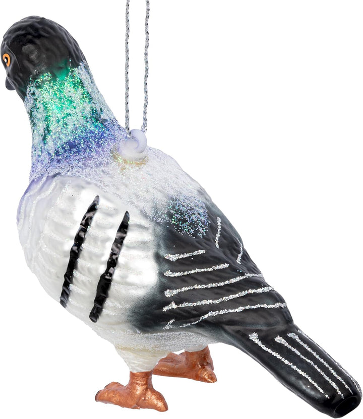 SIKORA Taube besondere Weihnachtskugel Glas Christbaumschmuck Deko Figur Weihnachten Anhänger Orname