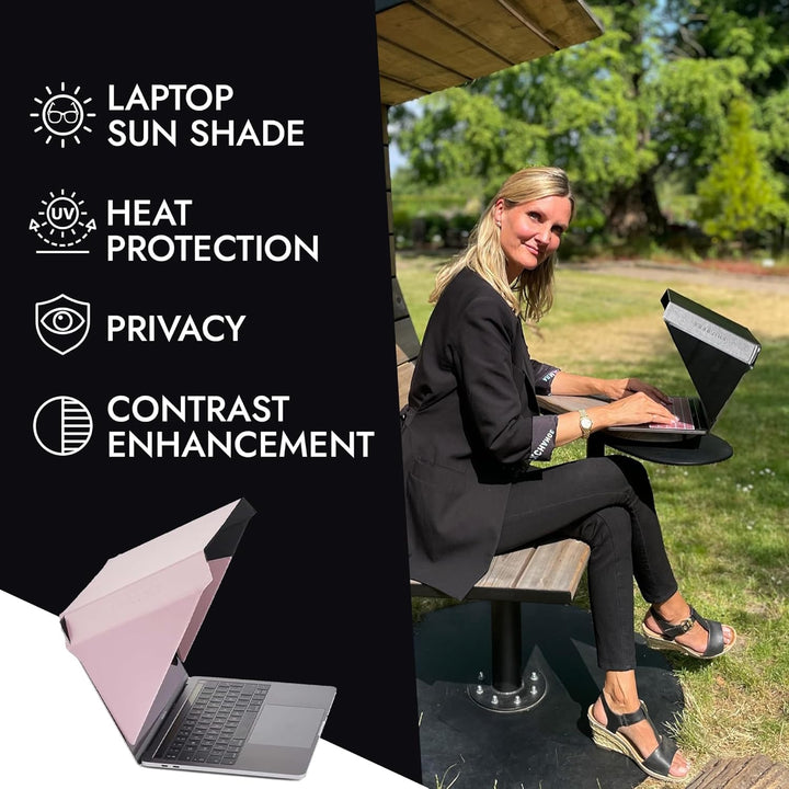 Philbert Design - 4 in 1 Laptop Screen Shade Slim Hood: Sonnenschutz | Datenschutz | Hitzeschutz | K