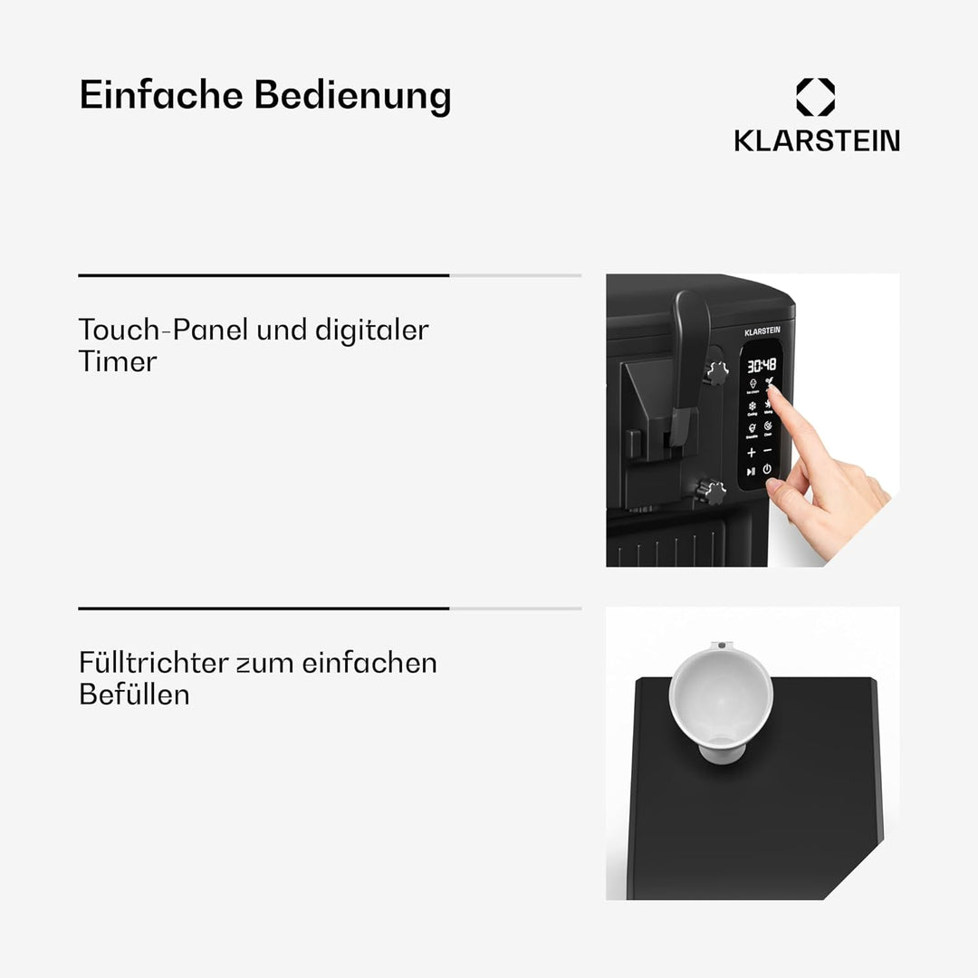 Klarstein Eismaschine Softeismaschine 1,5 L Mit Selbstreinigung, 5 L Kapazität, Keep-Cool-Funktion,