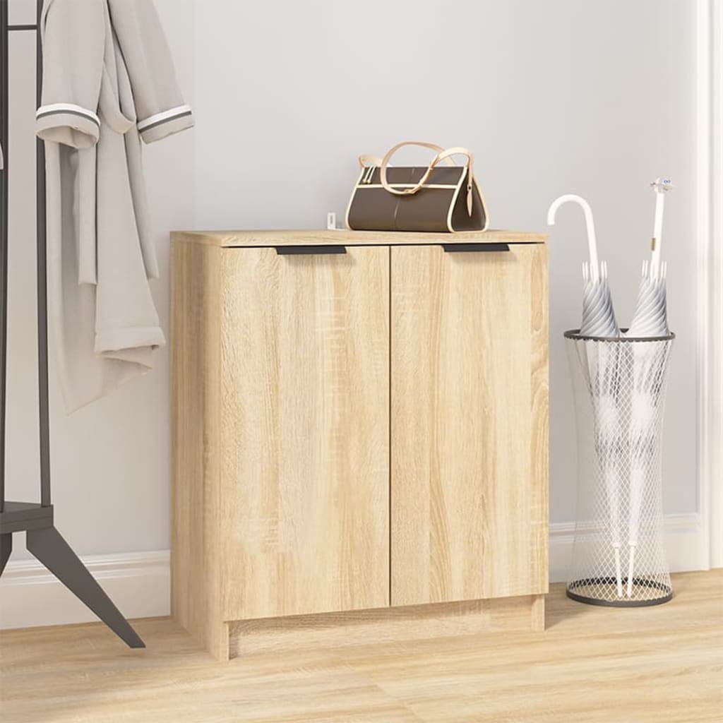 INLIFE Schuhschrank Sonoma-Eiche 59x35x70 cm Holzwerkstoff,21.8kg,811424