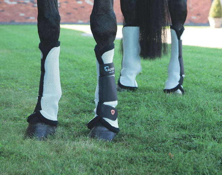 Shires Arma Fly Turnout Socken, Schwarz Schwarz Full, Schwarz Full