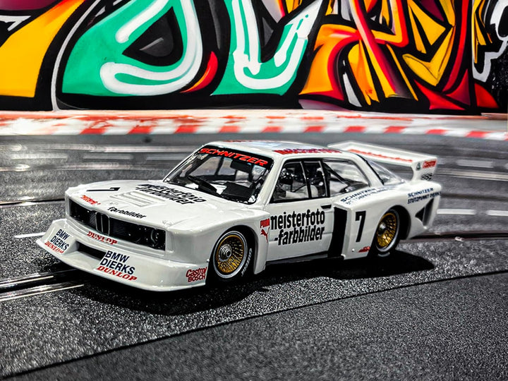 Carrera Digital 132 | BMW 320 Turbo Flachbau Team Schnitzer, No.7 | Auto für Rennbahn | Rennbahnen u