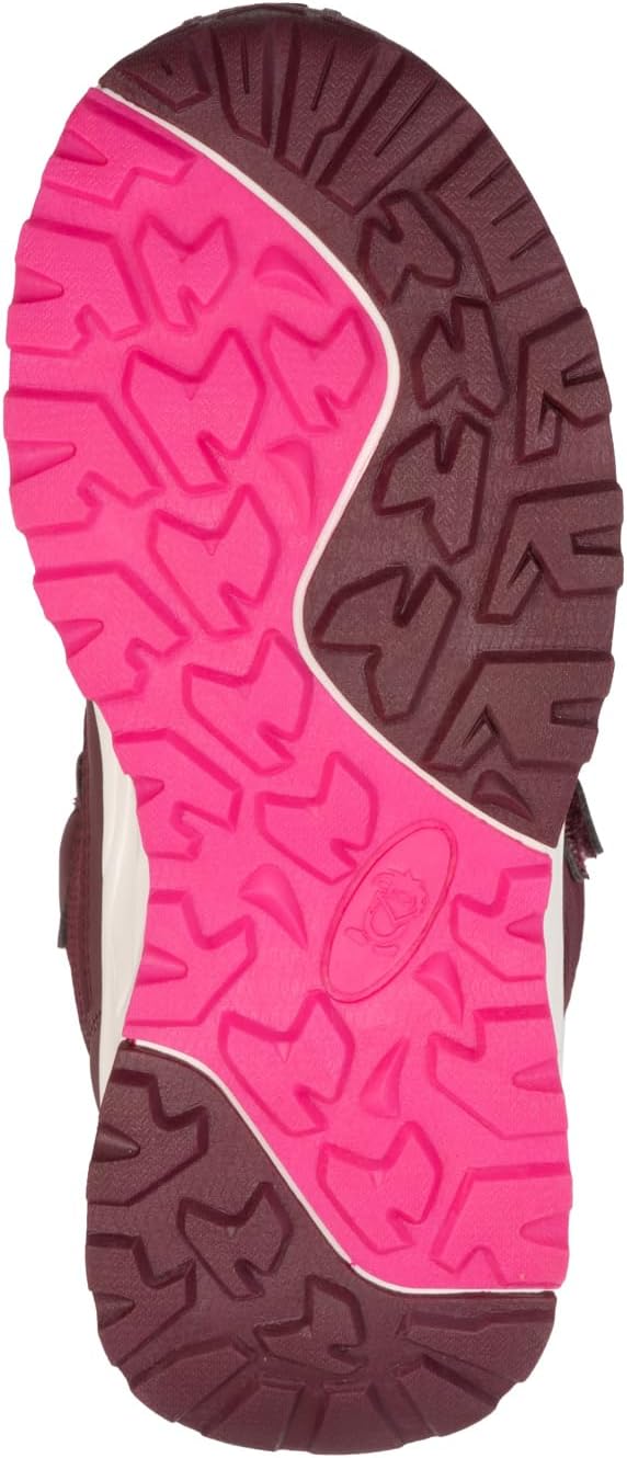 Trollkids wasserdichte Winterschuhe Wanderschuhe Hafjell, Burgunderrot Magenta