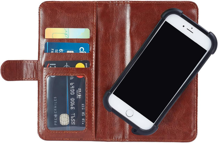 K-S-Trade Für Fairphone Fairphone 3 Hülle 360° Hülle Für Fairphone Fairphone 3 Braun Kunstleder Case