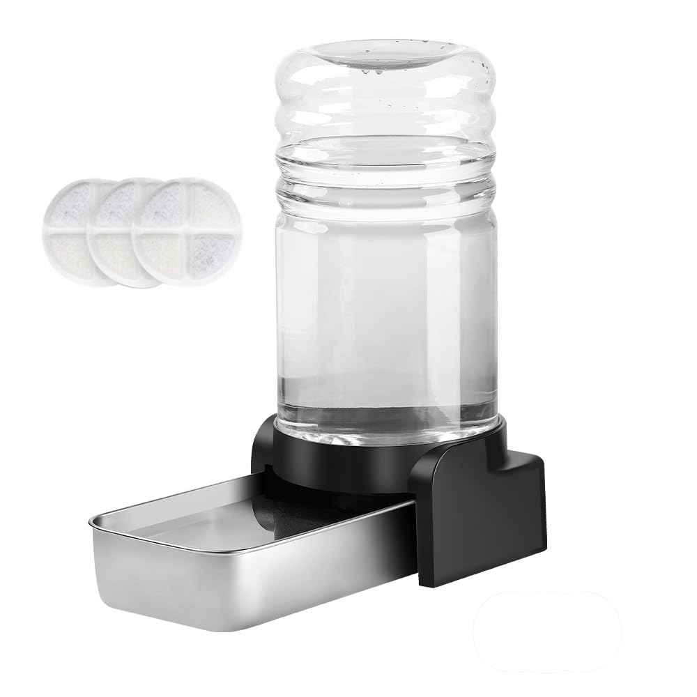 Marchul 5.7L Trinkbrunnen für Hunde und Katzen, Automatischer Trinkbrunnen mit Edelstahl-Wassernapf