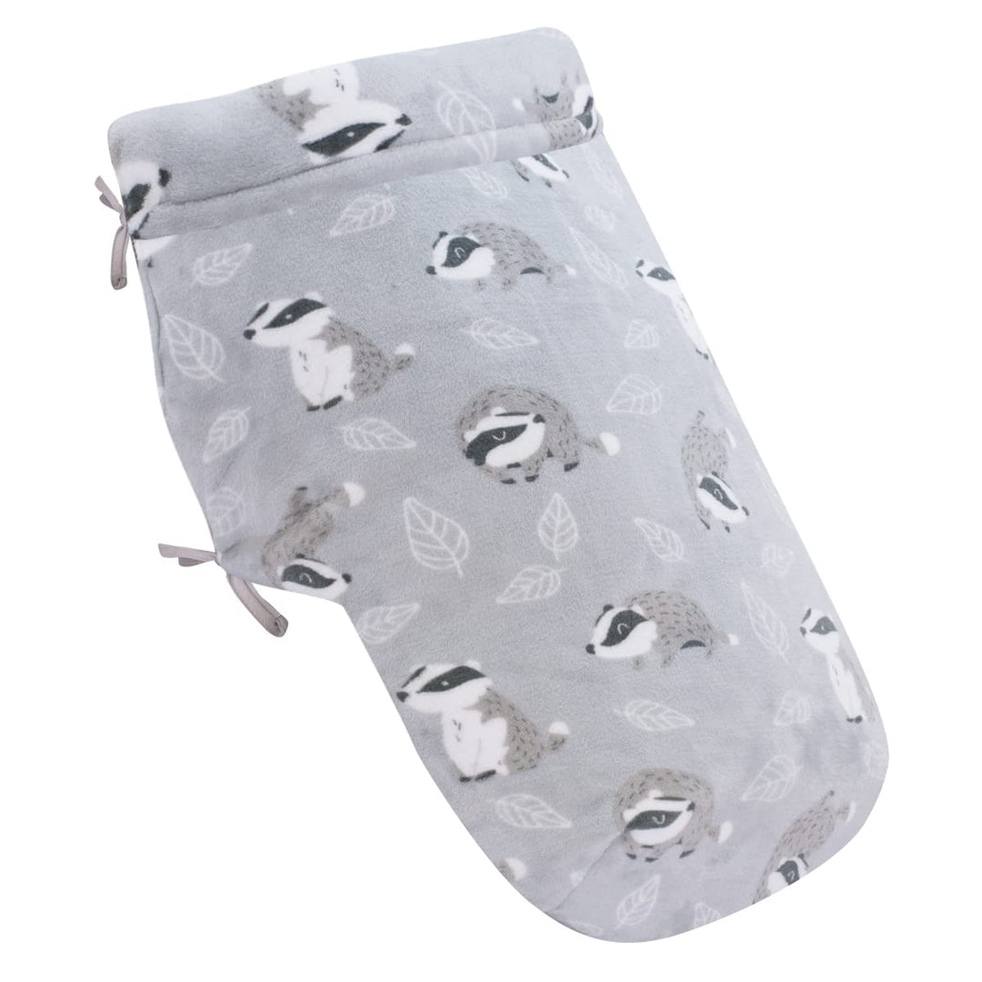 JYOKO KIDS Universal Baby Fusssack Kinderwagen, Extra Weicher Fleece für den Winter (BADGER, Fleece