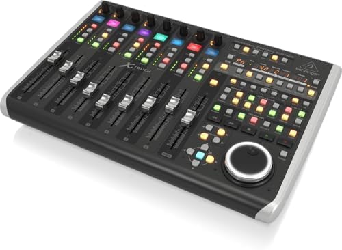 Behringer XTouch Universelle Bedienoberfläche mit 9 berührungsempfindlichen motorisierten Fadern, LC