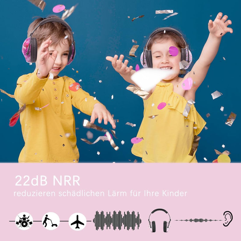 ZOHAN 030 Gehörschutz Kinder 2er Pack,Lärmschutz Kopfhörer Kinder mit Autismus, ohrenschützer kinder