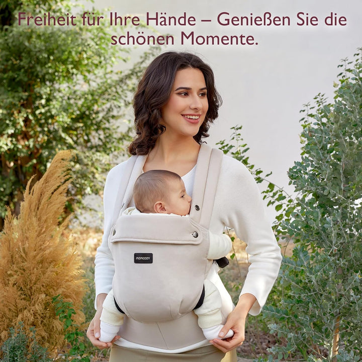 Momcozy Babytrage – Baby Carrier für Kleinkind (3-24 Monate) · Ohne Einsätze · Ergonomische M-Trage