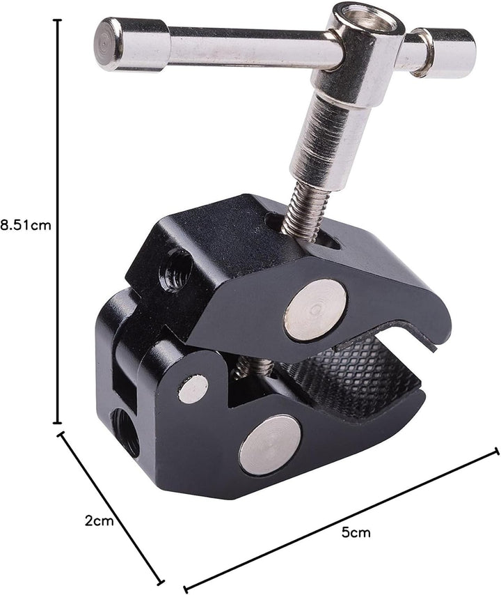 Bresser Fotostudio B-SC3 Universelle Rohrklemme mit Gewindeanschluss