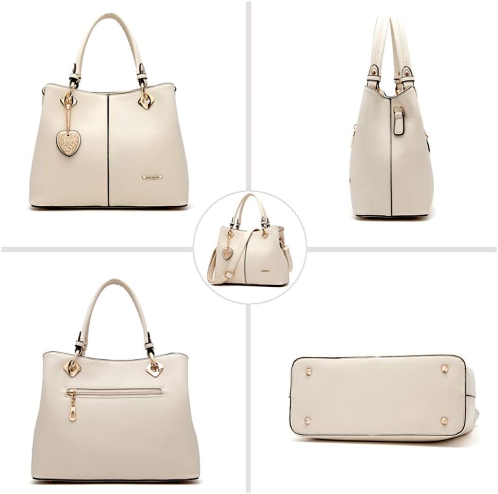 BUKESIYI Damen Tasche Umhängetasche Handtasche Frauen Klein Schultertasche Weekender Lack PU Leder C