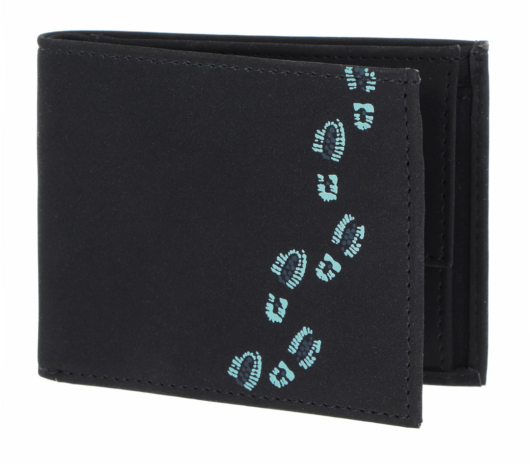 Oxmox New Cryptan - Geldbörse 2cc 10 cm RFID footsteps, Einheitsgrösse