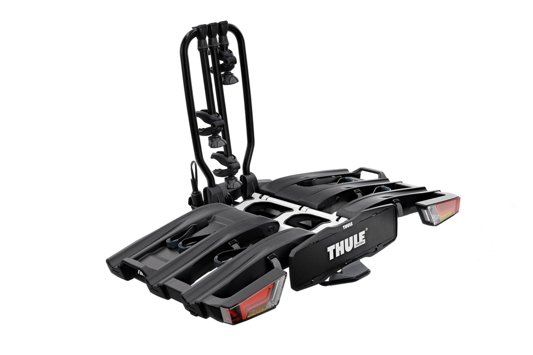 Thule EasyFold XT Fahrradträger für Anhängerkupplung 3 Fahrräder schwarz 3 Bike Schwarz, 3 Bike Schw