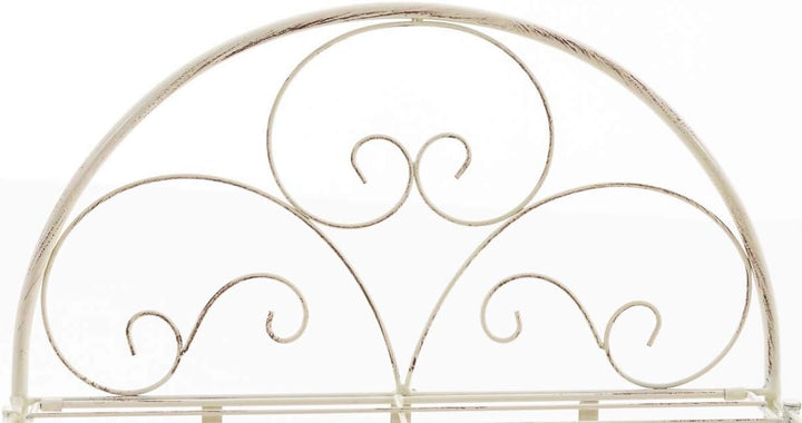 CLP Standregal Rosa im Landhausstil | Klappbares Eisenregal mit 3 Regalebenen erhältlich, Farbe:anti