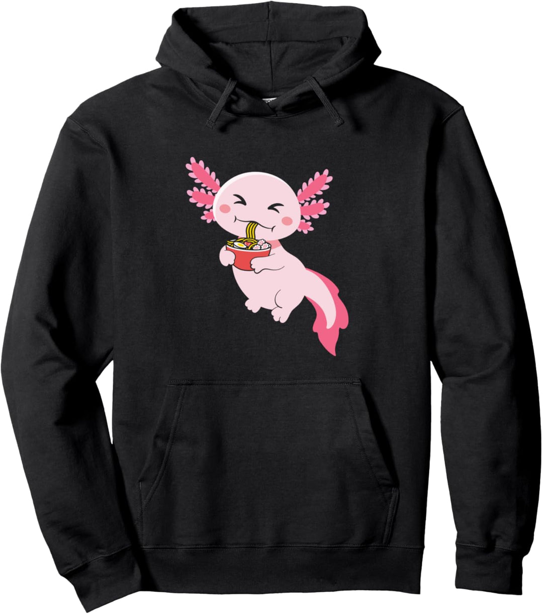 Axolotl Ramen Kawaii lustiger mexikanischer Salamander Axolotl Pullover Hoodie