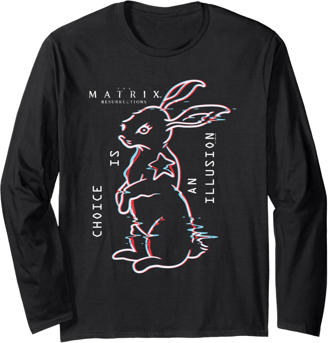 The Matrix 4 Choice Is An Illusion Langarmshirt