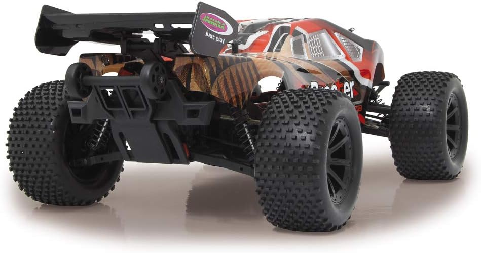 JAMARA 059740 Brecter Truggy 1:10 BL 4WD Lipo 2,4GHz LED-Brushless Motor 3200KV, Regler 60 A, Wheely