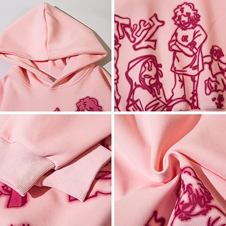 YEOU Unisex St001 Kapuzenpullover S Rosa, S Rosa