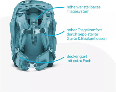 ergobag pack Set ergonomischer Schulrucksack Flexibel 6-teilig 1. Klasse Grundschule Einheitsgrösse