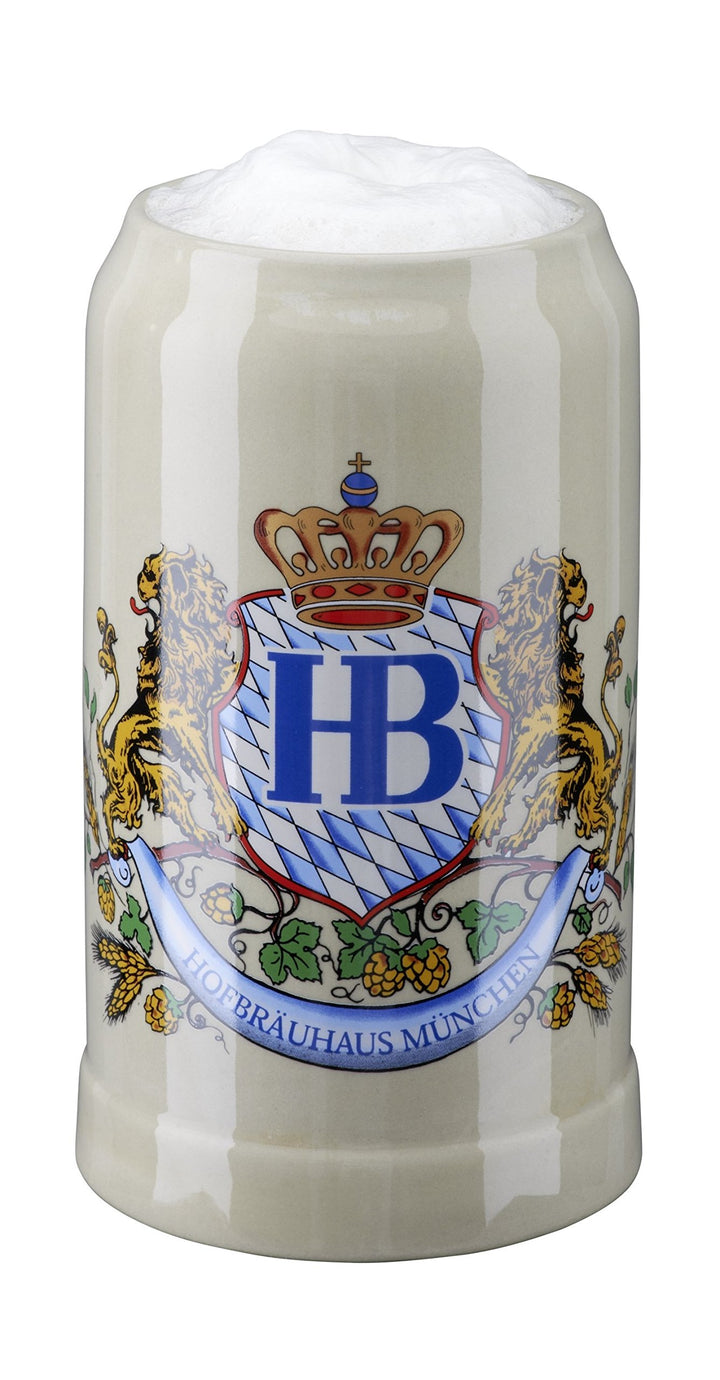 Bierkrug Hofbräuhaus München HB Krug 1 Liter King Werk KI 1000059