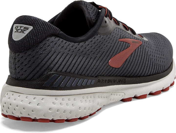 Brooks Adrenaline Gts 20, Laufschuhe für Herren 7 Wide Black Ebony Ketchup, 7 Wide Black Ebony Ketch