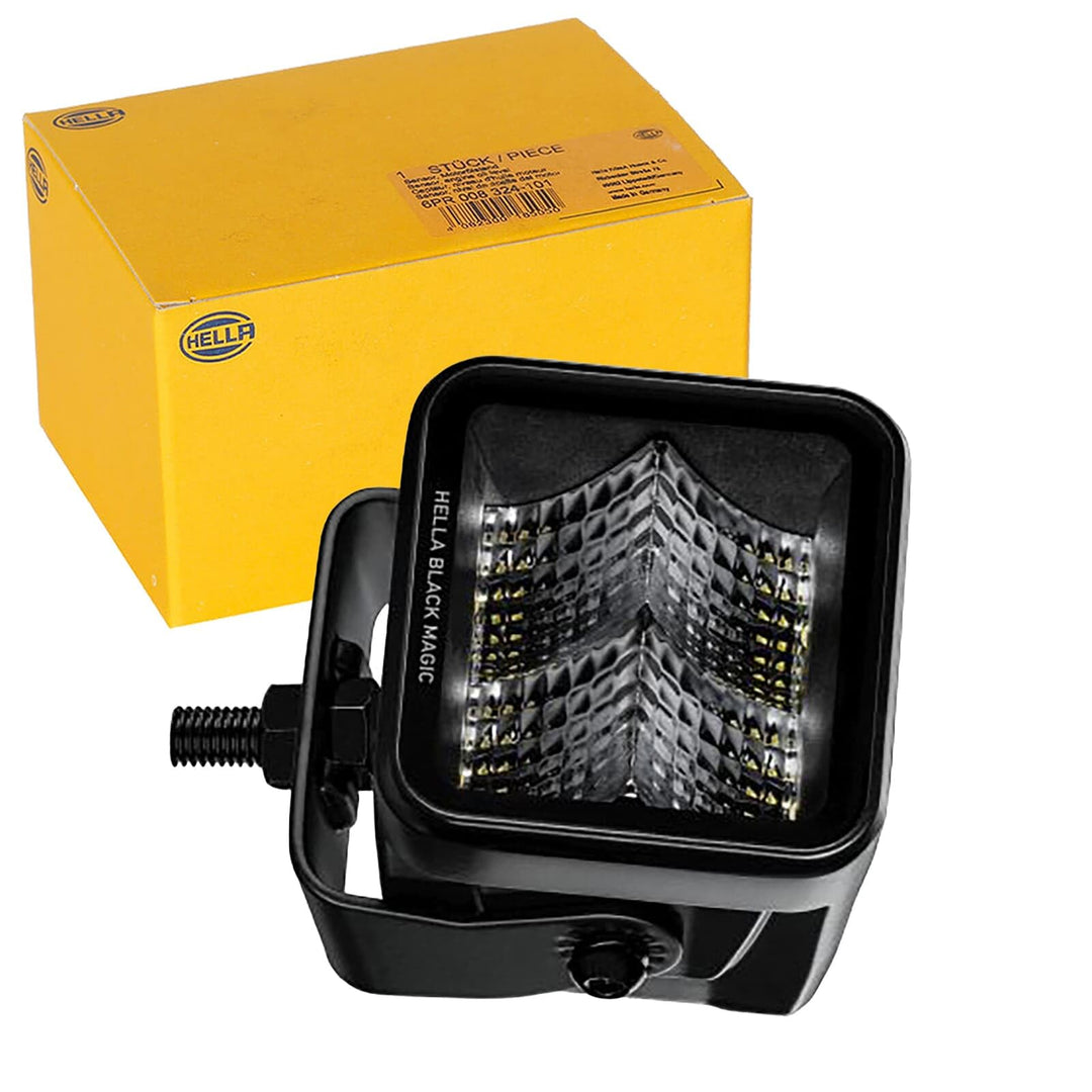 HELLA LED Scheinwerfer Black Magic Cube 2.7'' - 12/24V - 1400lm quadratisch Zusatzscheinwerfer - Anb