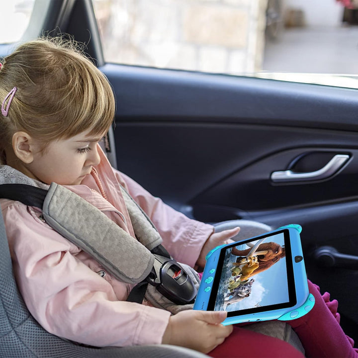 Ascrecem Kinder Tablet 7 Zoll Android Tablet für Kinder mit WiFi Dual Kamera Bluetooth,Kindersicheru
