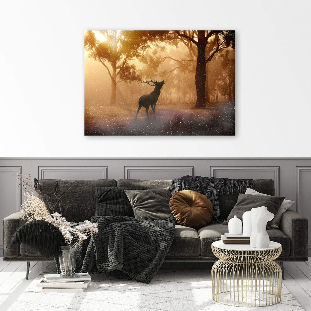 Feeby. Wandbild - 1 Teilig - 60x80 cm, Leinwand Bild Leinwandbilder Bilder Wandbilder Kunstdruck, HI