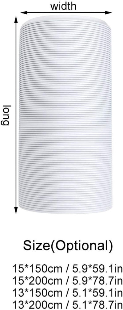 EVTSCAN Tragbare Klimaanlage Universal-Auspuffschlauch - 13/15 cm Durchmesser, 78 Zoll Länge, Gewind
