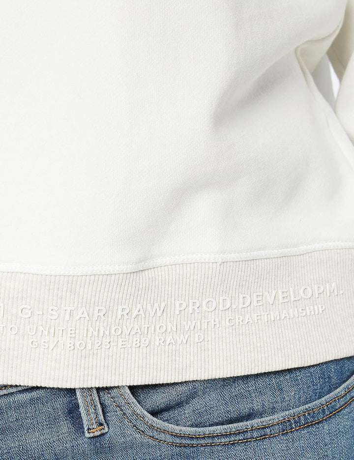 G-STAR Damen Graphic Crew Sweatshirt Sweats XS Weiss (Milk D20420-b782-111), XS Weiss (Milk D20420-b