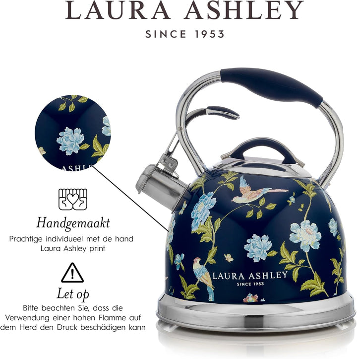 Laura Ashley Toaster und Stove Top Wasserkocher Set von VQ (Elveden Marine, Induktions Wasserkocher