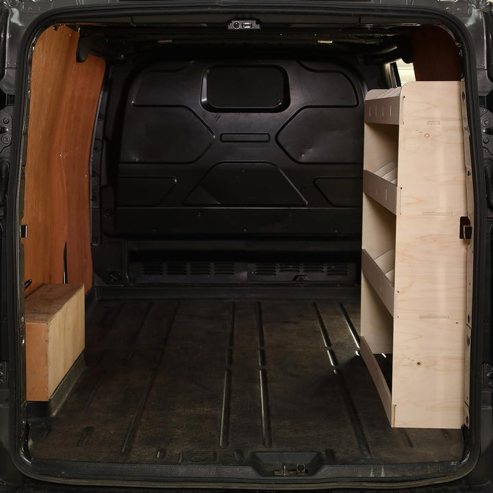 Vanify - Kompatibel mit Ford Transit Custom L2 2012+ Fahrzeugeinrichtung Fahrzeugregale, Beifahrerse