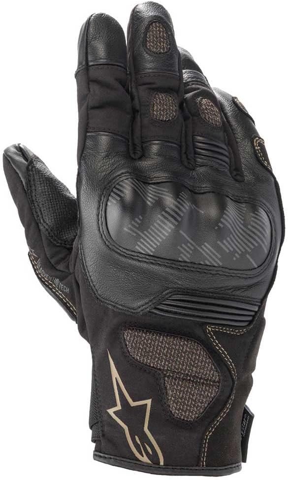 Alpinestars Corozal V2 Drystar Motorradhandschuhe (Black/Gold,XL)