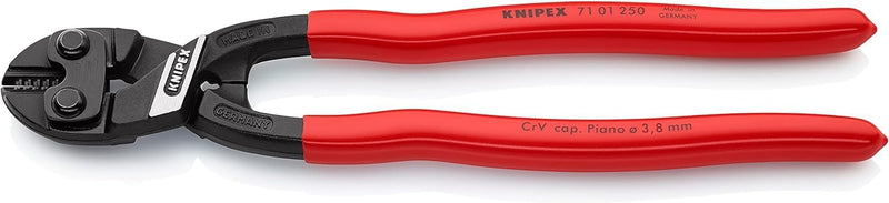 Knipex CoBolt® XL Kompakt-Bolzenschneider schwarz atramentiert, mit Kunststoff überzogen 250 mm (SB-