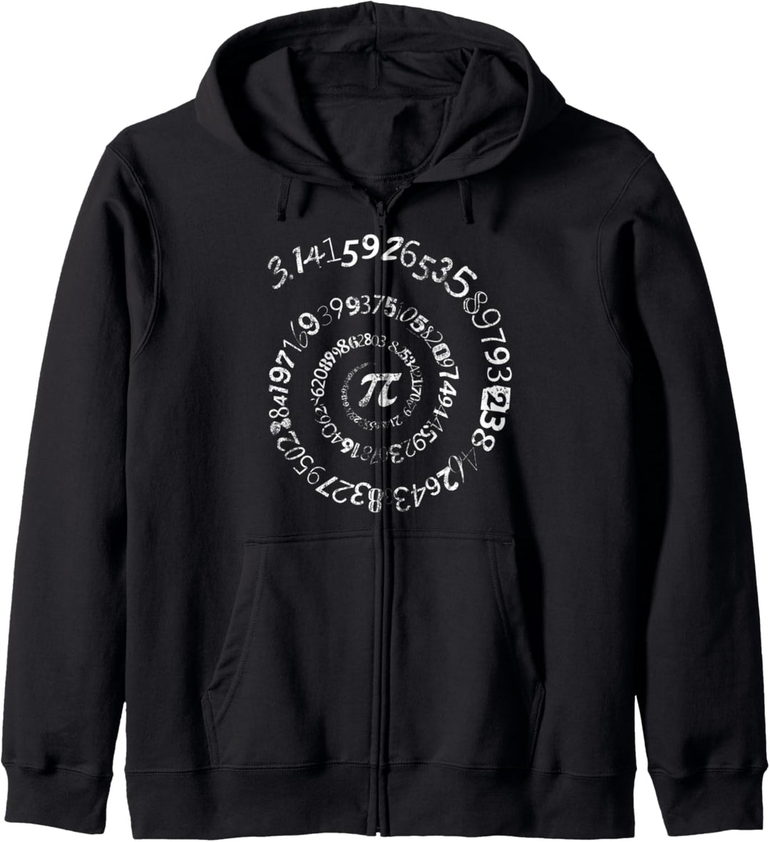 Math Geek Infinite Spiral Pi for Pi Day Kapuzenjacke