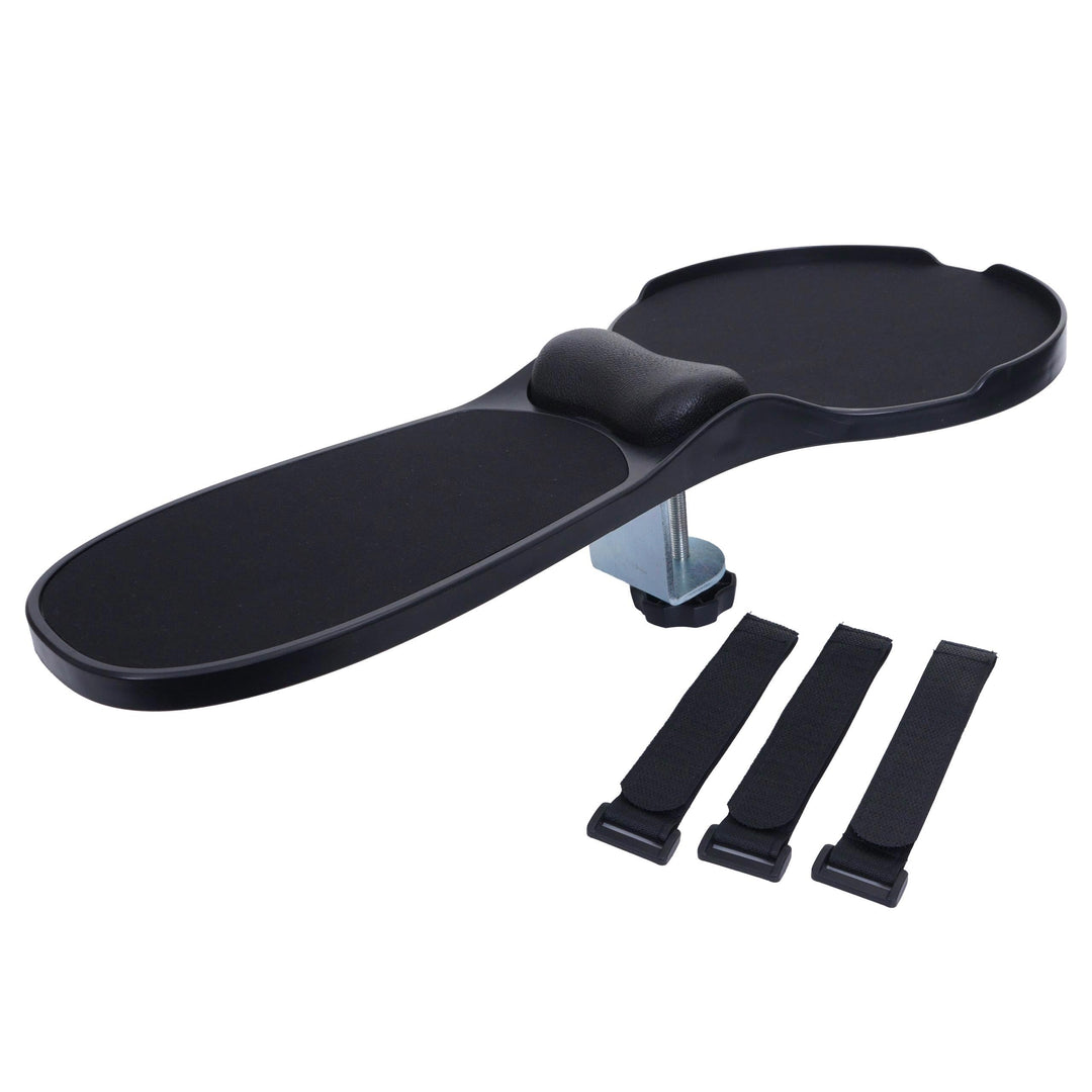 2in1 Armauflage mit Mauspad HWC-N76, Tisch-/Armlehnen-Mousepad Gelenkstütze Handgelenkkissen ergonom
