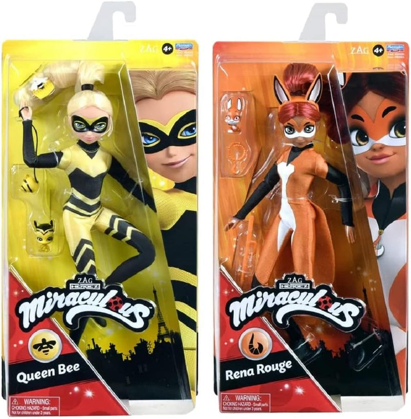 BANDAI - Miraculous - Puppe - Queen Bee - 26 cm grosse Ankleidepuppe - P50003 & Miraculous - Puppe -