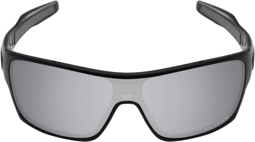 Mryok Ersatzgläser für Oakley Turbine Rotor Korrosionsschutz Gegen Meerwasser Polarisiert - Silber T