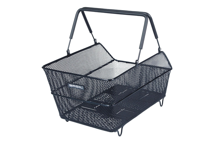Basil Cento Multi System Fahrradkorb, Schwarz – Multi-System NX-Boden, kompatibel mit MIK, Racktime