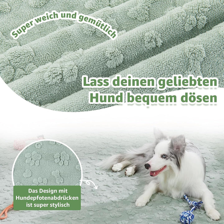 Super Saugfähig Welpenunterlagen Waschbar, 1er Weich Puppy Pads 208x133 cm | Auslaufsicher Welpen Un